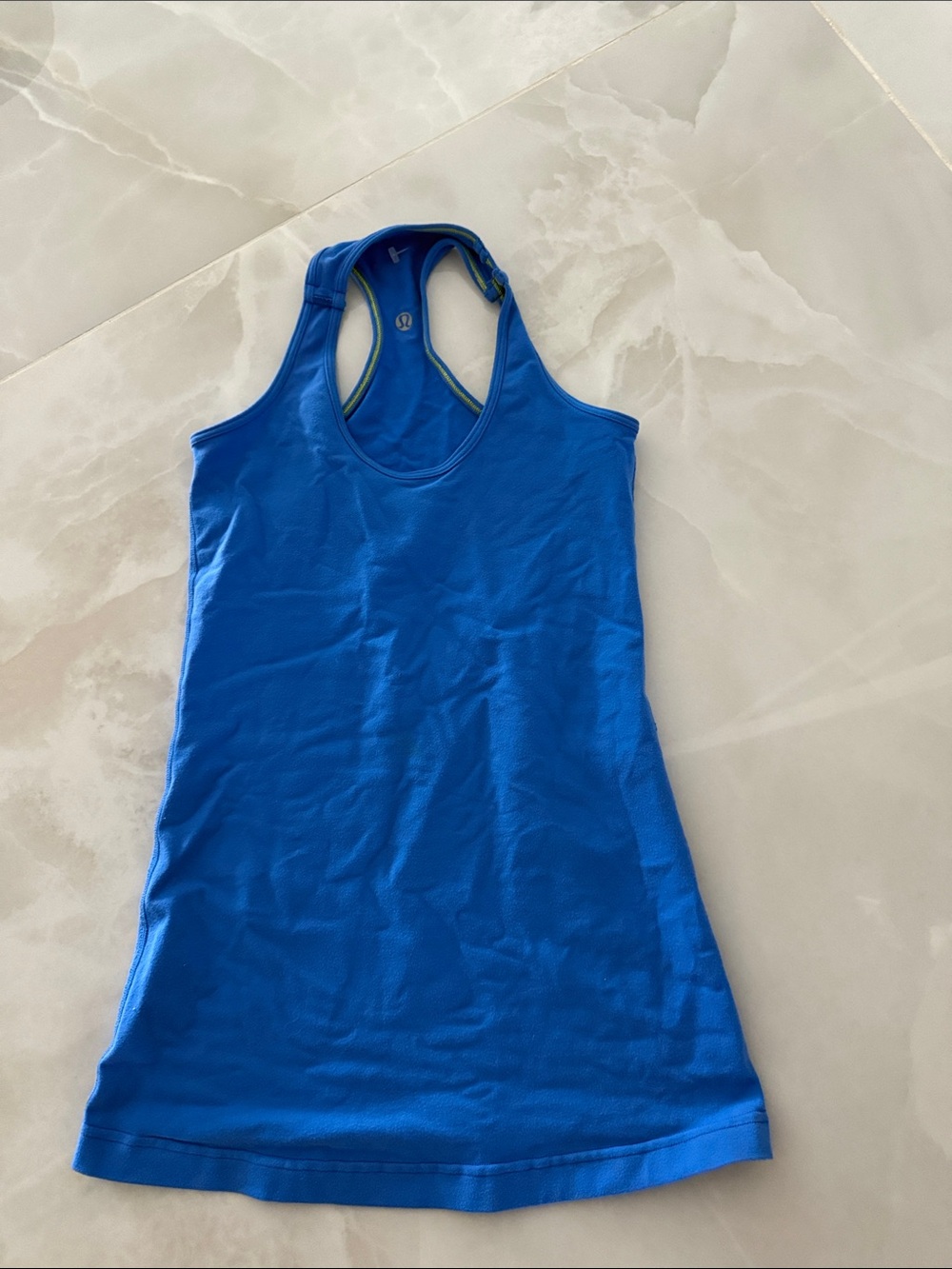 lululemon athletica Bright Blue Racerback Tank